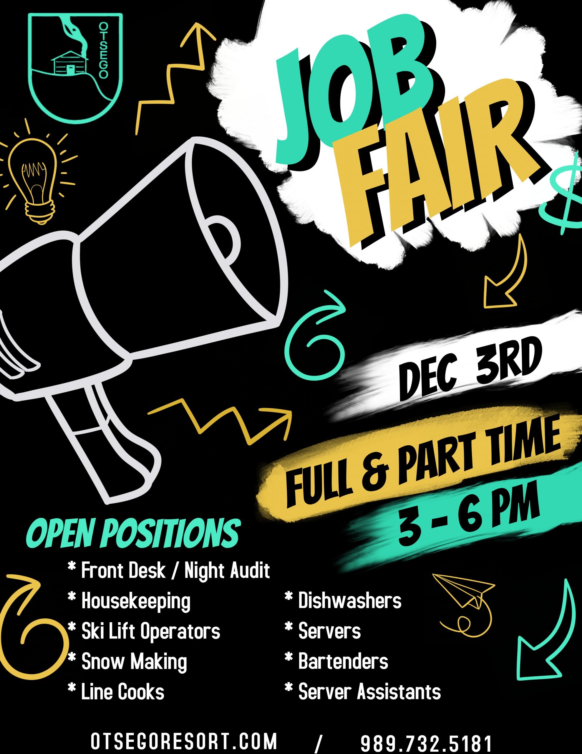 December 3rd Job Fair Flyer