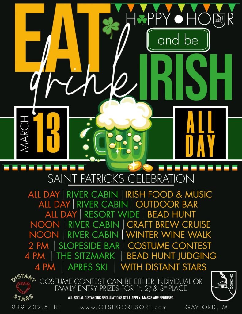 St.Patrick's Day Celebration flyer w/ band